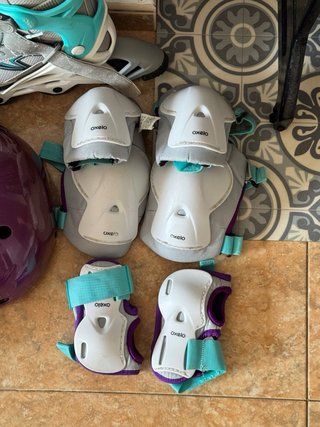 Patines y equipo de protección infantil