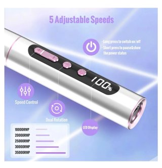 Limador de uñas eléctrico Denabuty