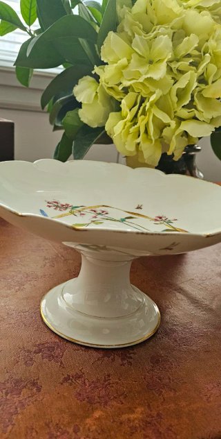 Pareja Fruteros/Tarta Porcelana Antiguos