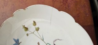 Pareja Fruteros/Tarta Porcelana Antiguos