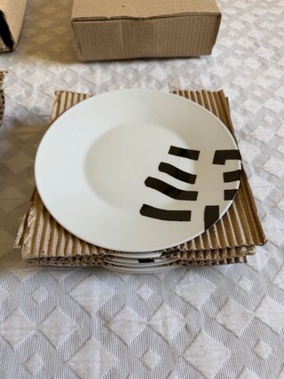 Set di stoviglie Chillida NUOVO 18 pezzi + 1 piatto fondo