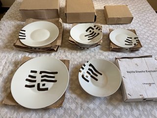 Set di stoviglie Chillida NUOVO 18 pezzi + 1 piatto fondo