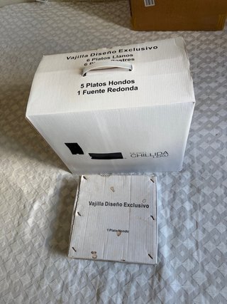 Set di stoviglie Chillida NUOVO 18 pezzi + 1 piatto fondo