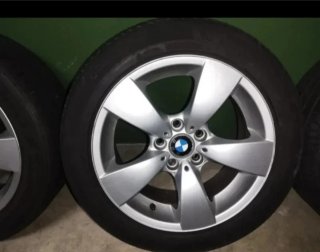 4 Llantas BMW Originales 17 con neumáticos.