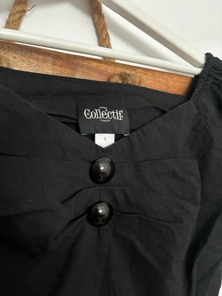 Camiseta negra Collectif vintage