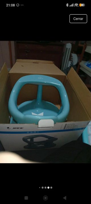 Asiento Bañera Bebé Jane Azul