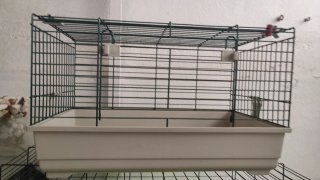 Jaula para conejo beige Sólo envío