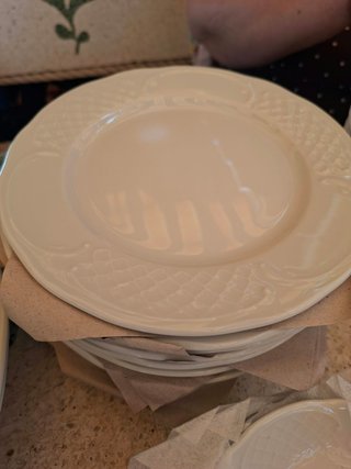 Vajilla completa de porcelana