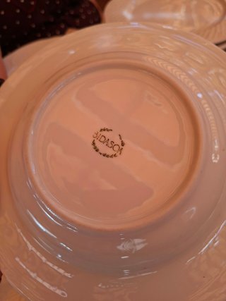 Vajilla completa de porcelana