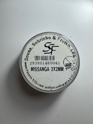Missangas de Vidro 3x2mm