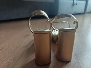 Sandalias Michael Kors Doradas Talla 38