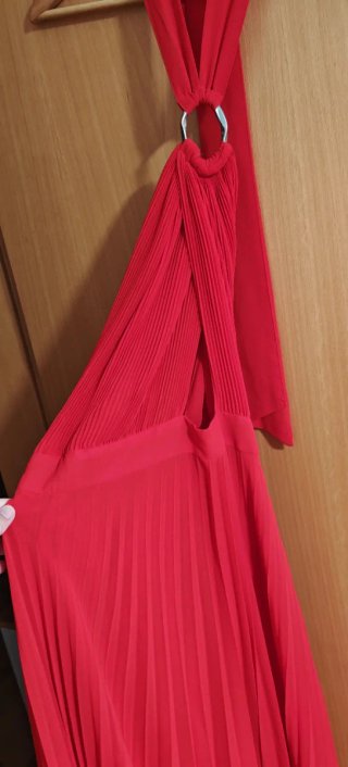 Vestido rojo largo invitada boda