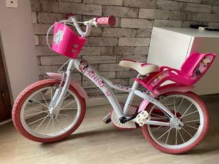 Bicicleta Minnie Mouse Infantil Rosa