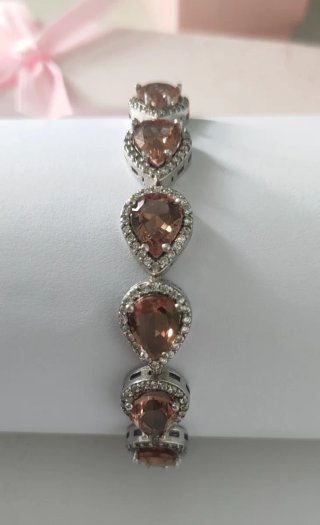 Pulsera Plata 925 Corazón Alta Joyería