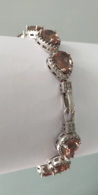 Pulsera Plata 925 Corazón Alta Joyería