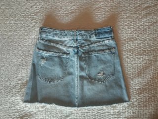 Minifalda denim