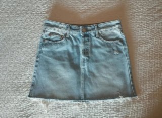 Minifalda denim