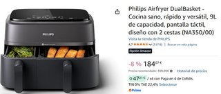 Philips Airfryer Doble Cesta
