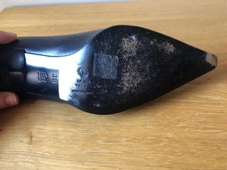 Zapatos Salón Piel Jaime Mascaró Negros Talla 36