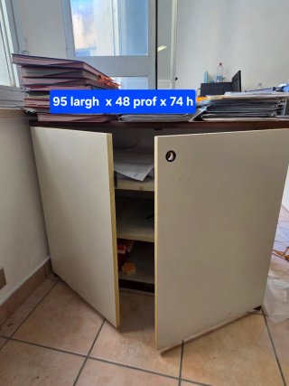Mobiletto ufficio 95x48x74h