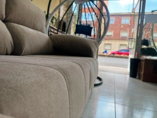 Sofá Cama Beige Deslizante
