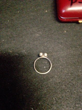 Conjunto Anillo y Pendientes Plata Antigua Majoric