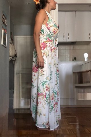 Vestido largo Cortefiel estampado floral