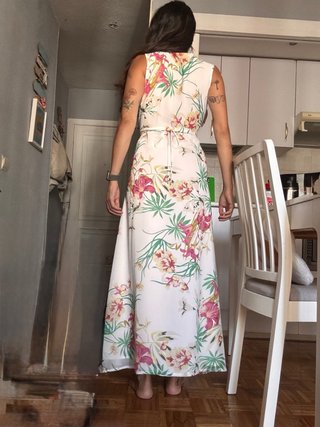 Vestido largo Cortefiel estampado floral