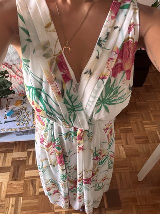 Vestido largo Cortefiel estampado floral