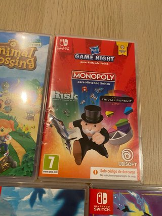 Cajas de videojuegos Nintendo Switch