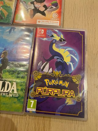 Cajas de videojuegos Nintendo Switch