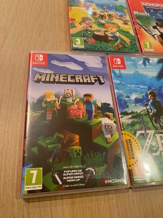 Cajas de videojuegos Nintendo Switch