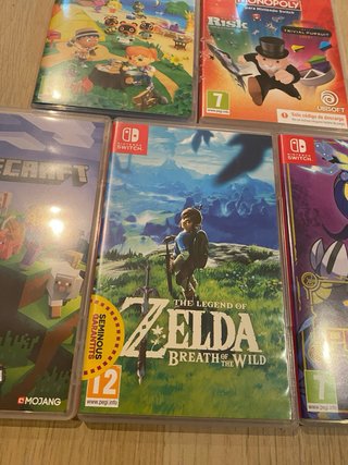 Cajas de videojuegos Nintendo Switch