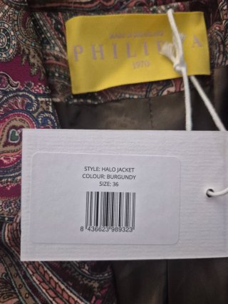 Chaqueta Philippa estampado paisley