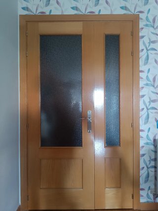 Puertas de madera de roble