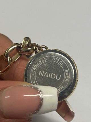 Reloj pulsera de cadena con charms