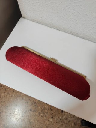 Bolso de fiesta Adolfo Domínguez rojo