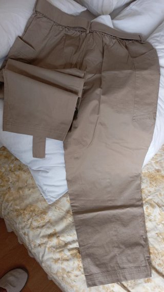 Pantalón Mujer Mango Talla L Beige Nuevo