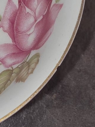 3 piezas Té Porcelana Alemana Mitterteich Bavaria