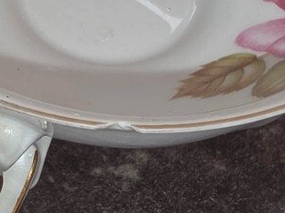 3 piezas Té Porcelana Alemana Mitterteich Bavaria