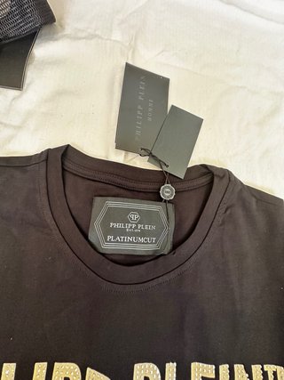 T-shirt Philipp Plein nera con orsetto Taglia M