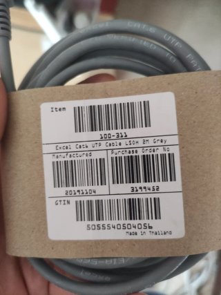 Cable Ethernet Excel CAT6