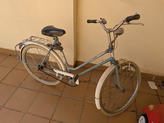 Bicicleta de paseo mujer azul