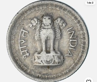 Moneda India 25 Paise 1972