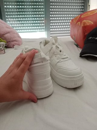 Zapatillas A.SHAY Talla 36 Blancas