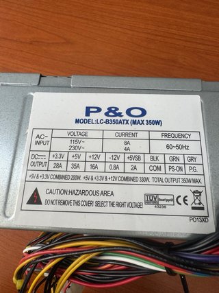Alimentatore PC 350W