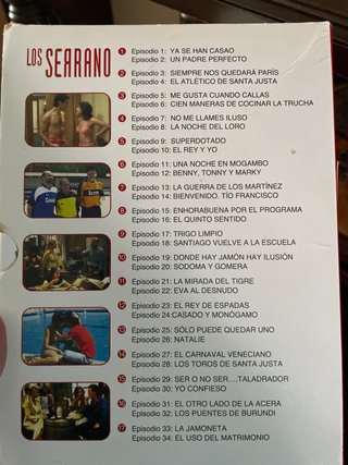 Lote DVD Los Serrano ( 34 episodios )