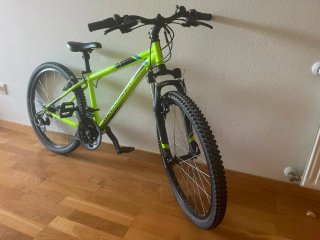 Bicicleta Rockrider 24 Neón.