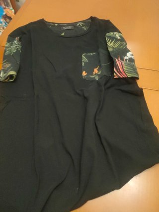 Camiseta Zara Man Estampada Chico