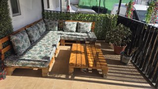 Conjunto de Muebles de Jardín de Palets
